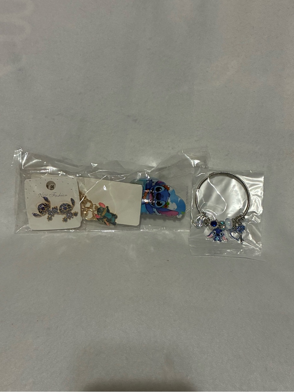 New Stitch Charm Bracelet, Earrings, Keychain, Hairclip, Pineapple Stitch